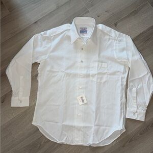 NWT Creighton US Navy Uniform White Dress Shirt